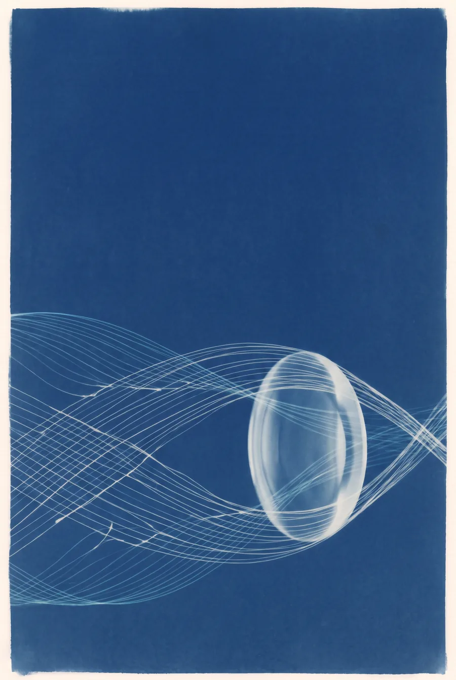 Cyanotype. The Word “Knowledge”